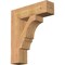 Ekena Millwork Balboa Block Smooth Bracket, Western Red Cedar, 5 1/2"W x 22"D x 26"H BKT06X22X26BOA05SWR - alternate 1